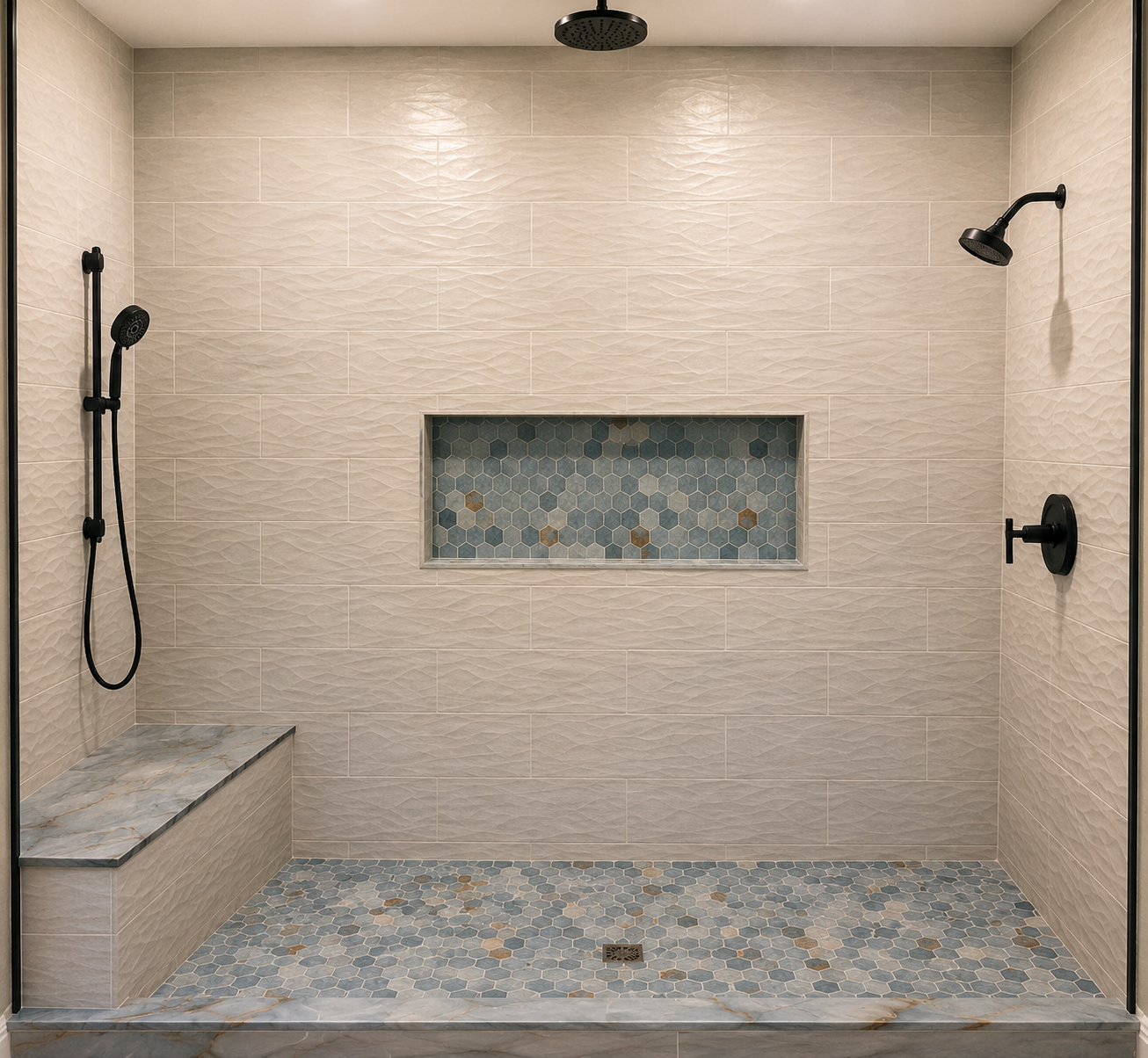 Bathroom remodel detail