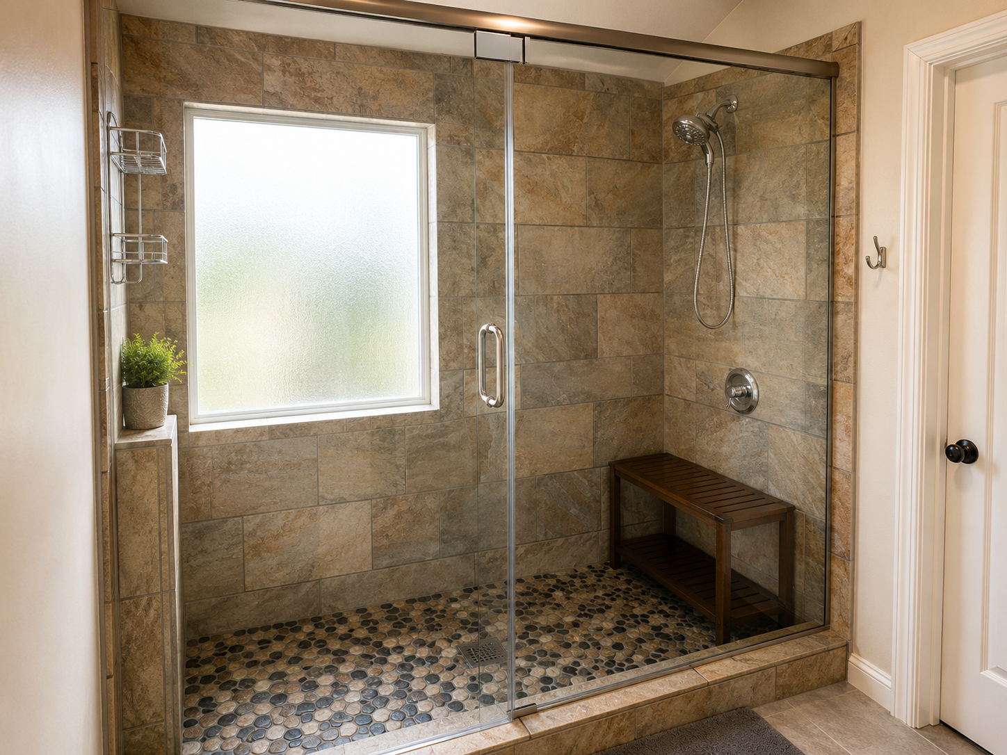 Shower renovation detail